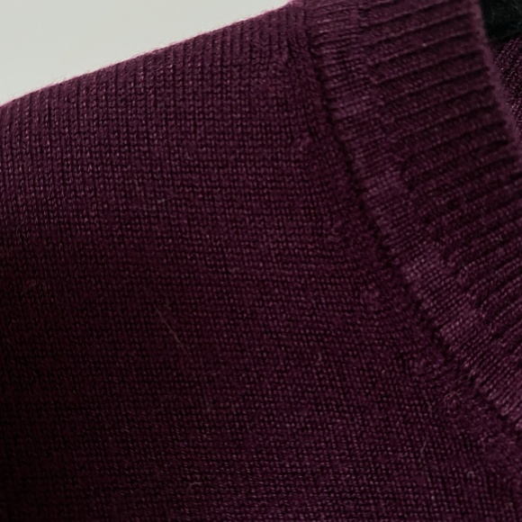 Joe Fresh Burgundy 3/4 Sleeve Sweater - Picture 6 of 6